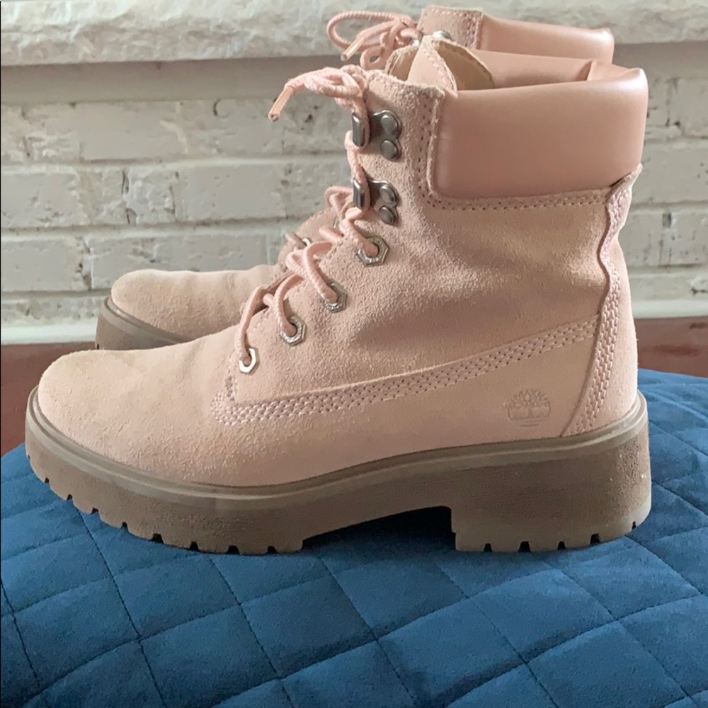 Blush Timberland Weatherproof Boots